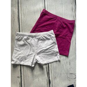 2 pairs girls’ bike shorts